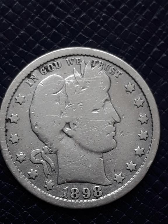 США 25 центов 1898S КМ 114