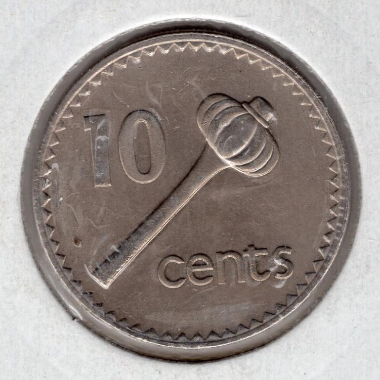 10 центов - Фиджи - 1975 - KM#30