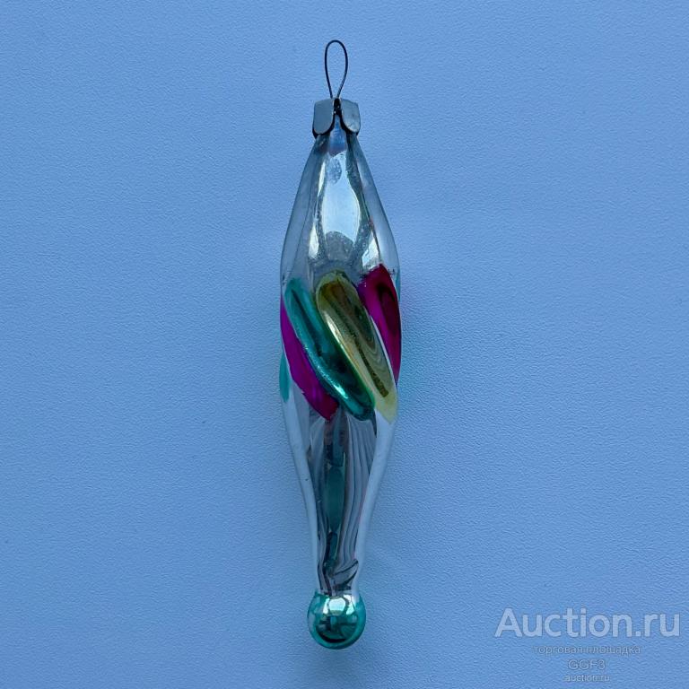 🎅 Советская Ёлочная игрушка СССР. Сосулька.