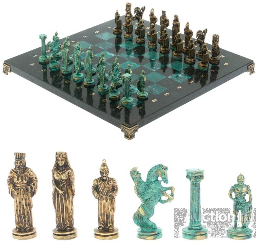 Шахматы из камня АЛЕКСАНДР МАКЕДОНСКИЙ AZY-128371