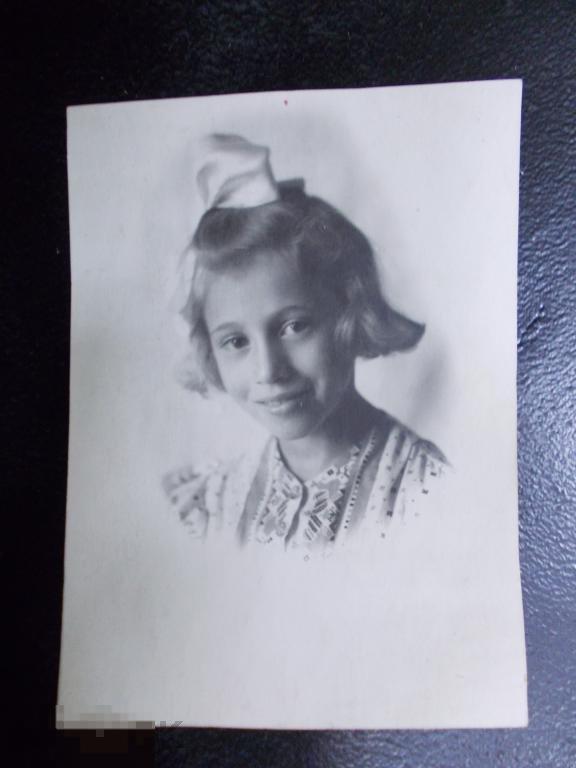 ФОТО. Дети СССР. Девочка Таня. 1955 год.