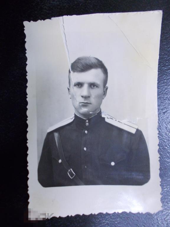 Фото Военный офицер ВС СССР портупея погоны