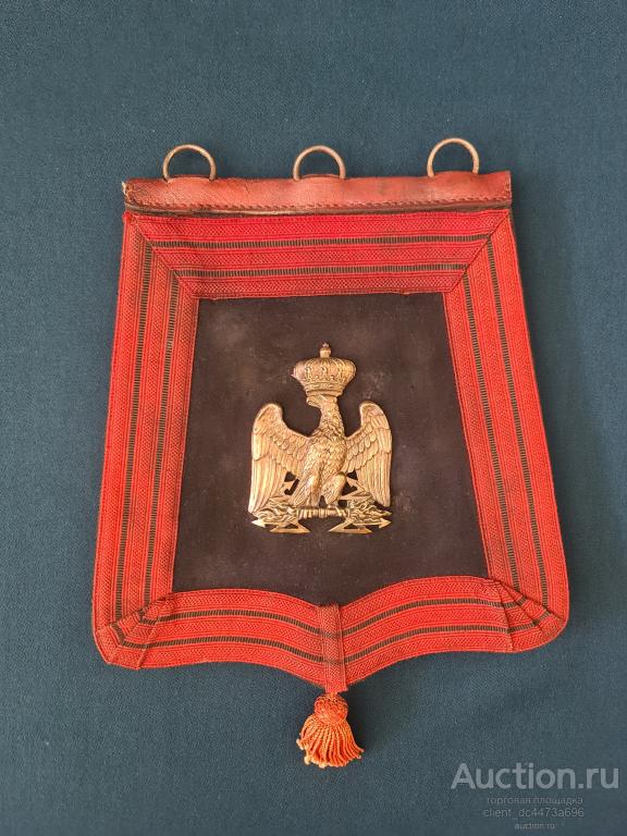 Сабретаж Sabretache, униформа, сумка гусары, орел. Империя. Наполеон. Франция. 19 век.