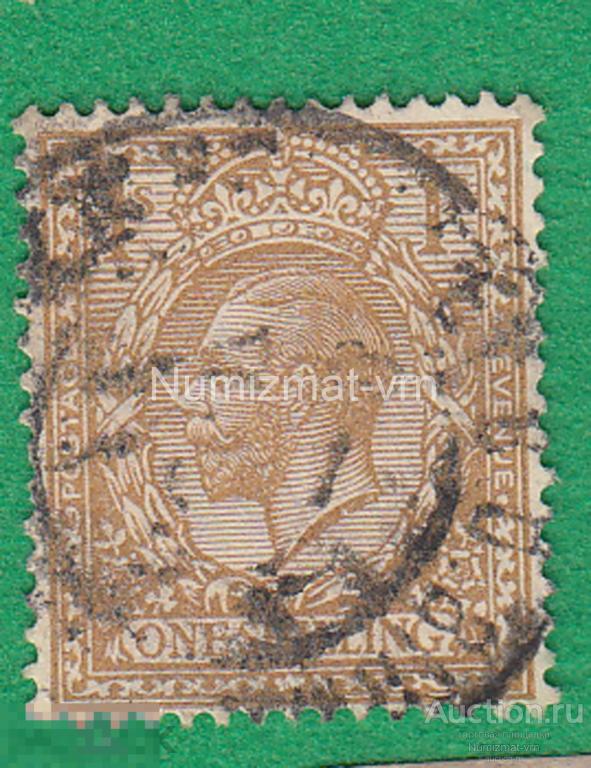 Марка Великобритания. 1907 г. Эдуард VII. Король Великобритании. Король Англии.