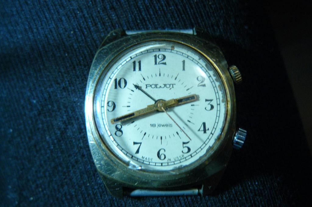 Часы мужские наручные " Полет " Au 5 с будильником.