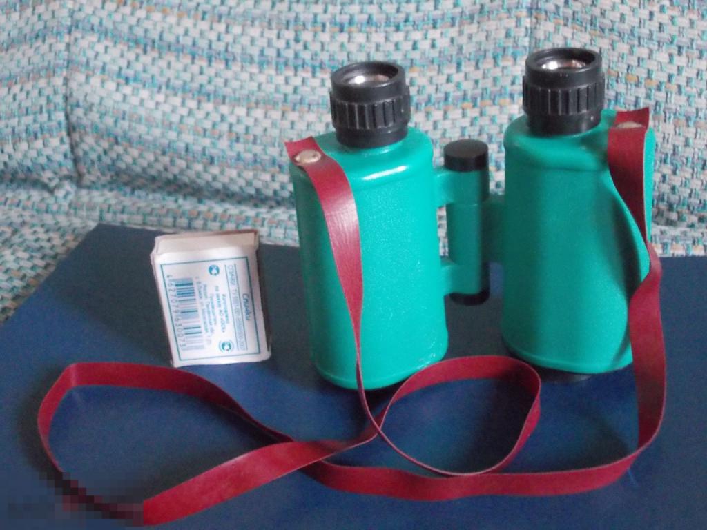 БИНОКЛЬ - игрушка СССР, клеймо - цена. ДЕТСКИЙ. развивающая игрушка, 9 фото в лоте