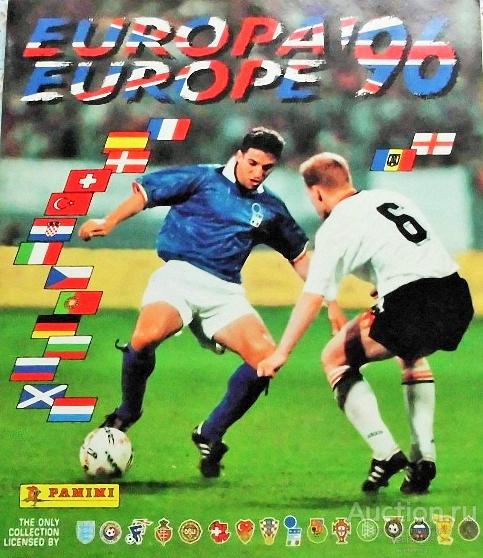 АЛЬБОМ С НАКЛЕЙКАМИ PANINI: EUROPA'96 / EUROPE'96 / Чемпионат Европы-1996.