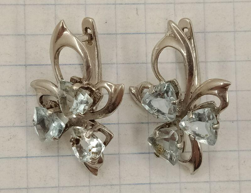 Серьги серебро 4,7 гр. (029717)