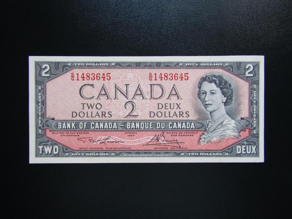 Канада - 2 доллара  1954 (1973)г. UNC.