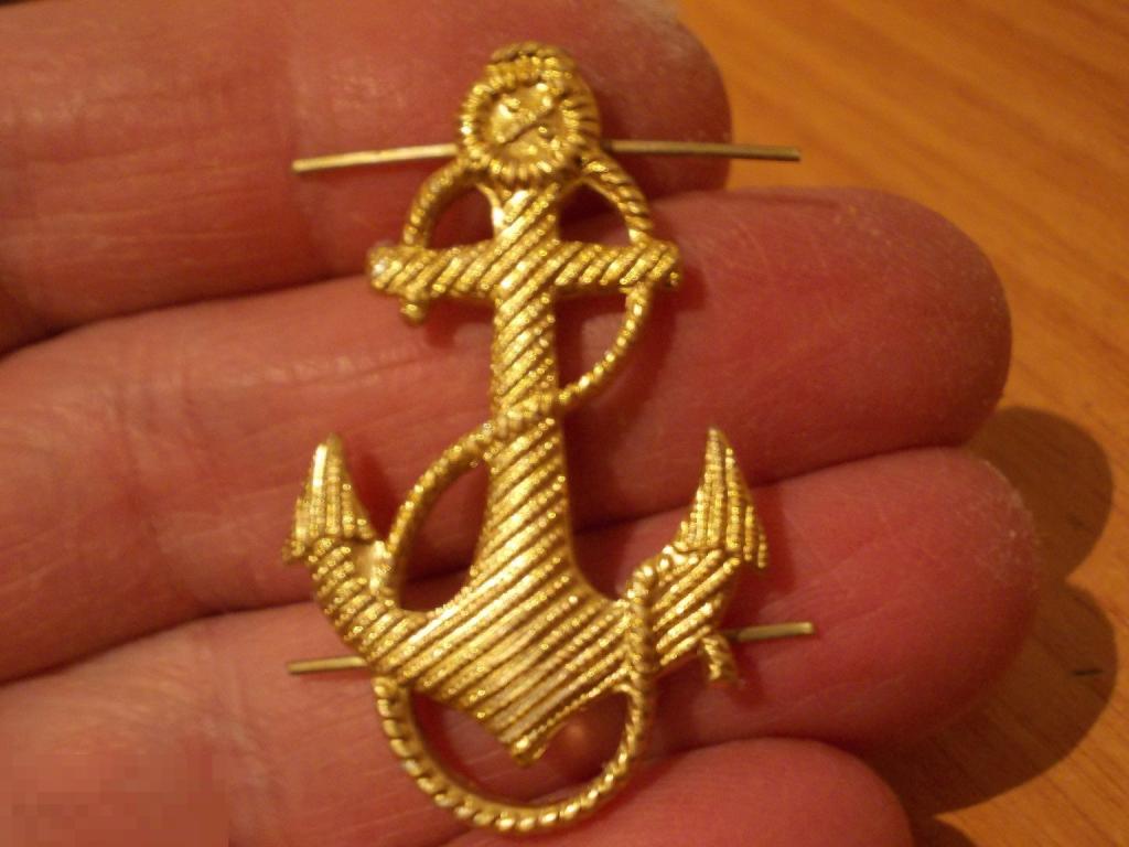 КОКАРДА морская. ВМФ СССР. Военно - морской флот. ЯКОРЬ,  (Б1)