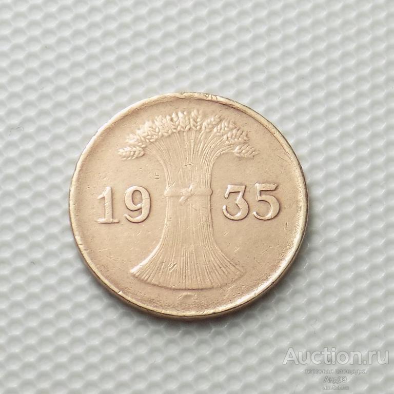 Германия 1 пфенниг 1935 года G (3507м)