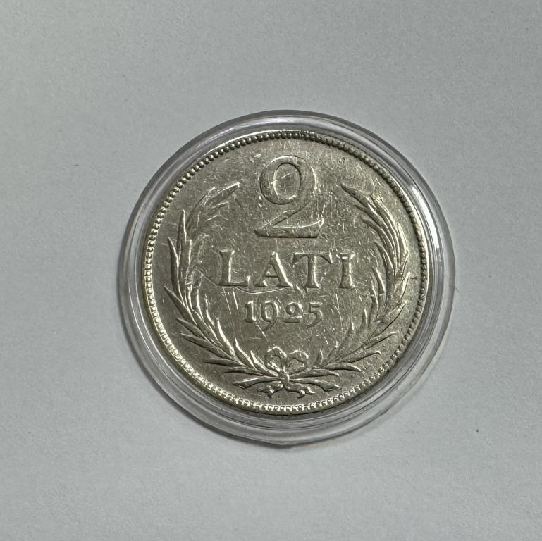 Латвия 2 лата 1925 СЕРЕБРО