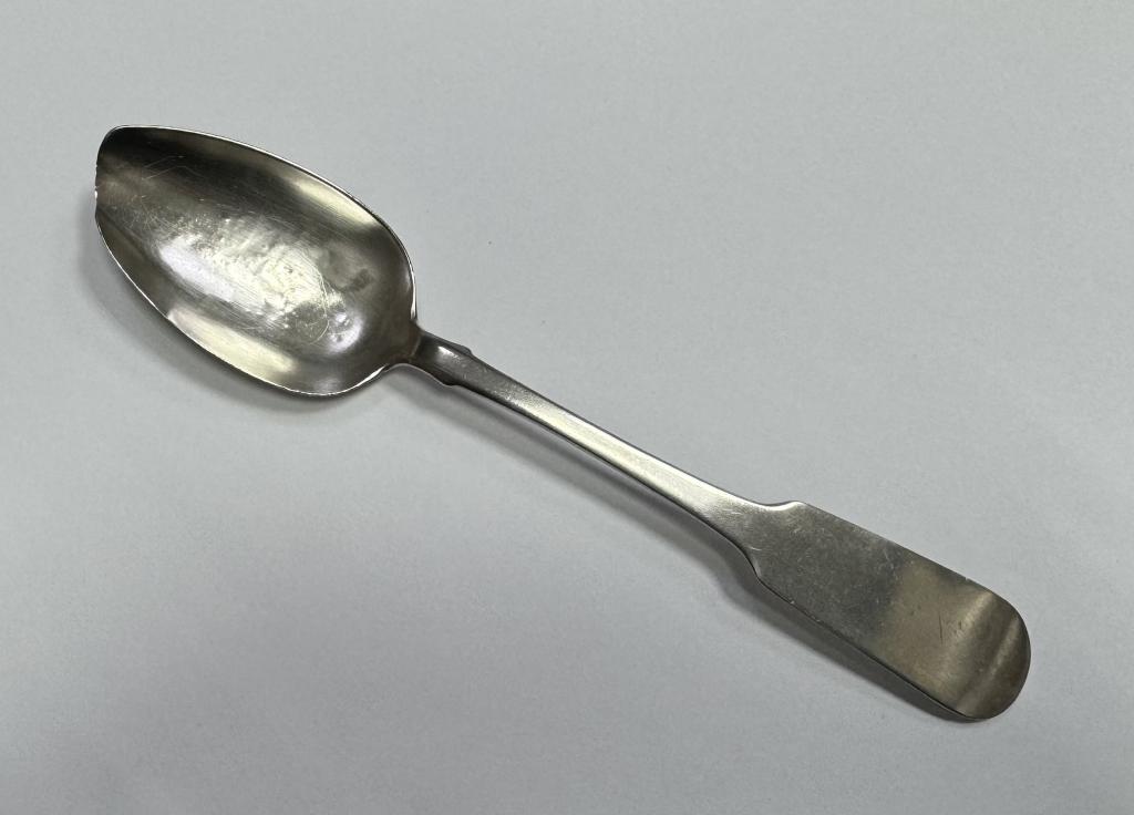Ложка столовая 1855 СЕРЕБРО 84 проба, вес 53,4 грамм