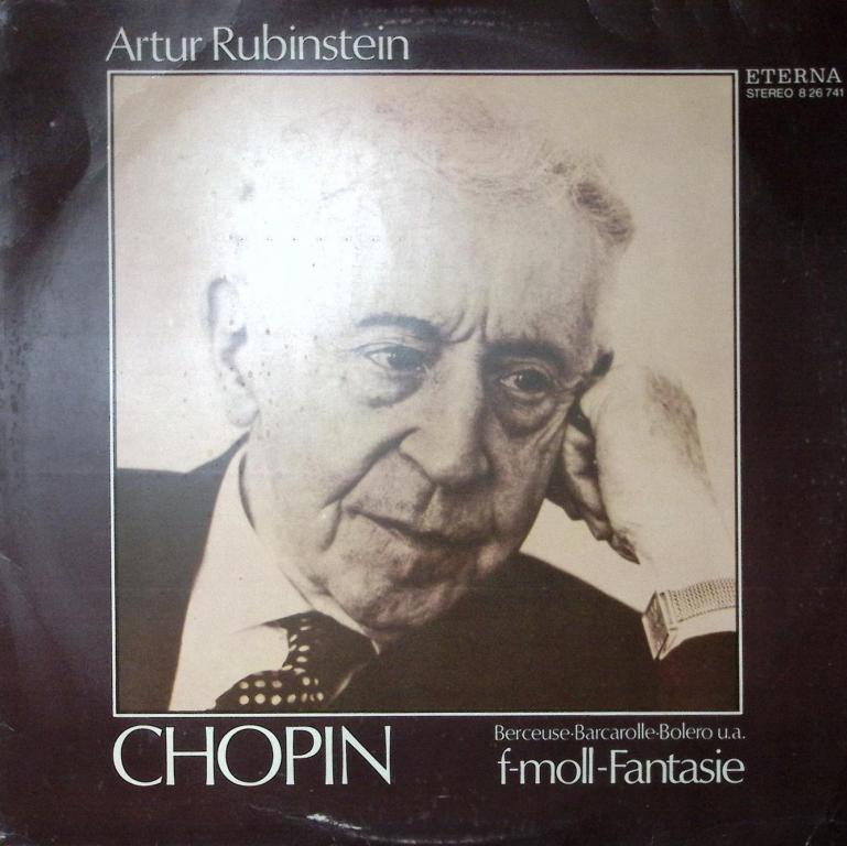 Пластинка виниловая А. Рубиштейн Ф. Шопен ETERNA 