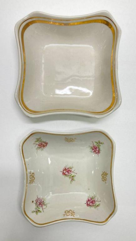 Салатники конфетницы, фарфор, Пролетарий + Рига, СССР, 2 шт