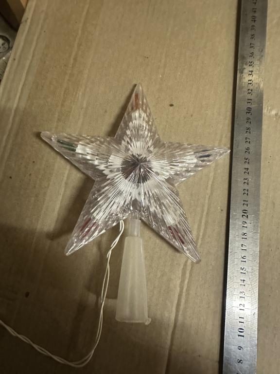 Елочная игрушка звезда навершие  СССР