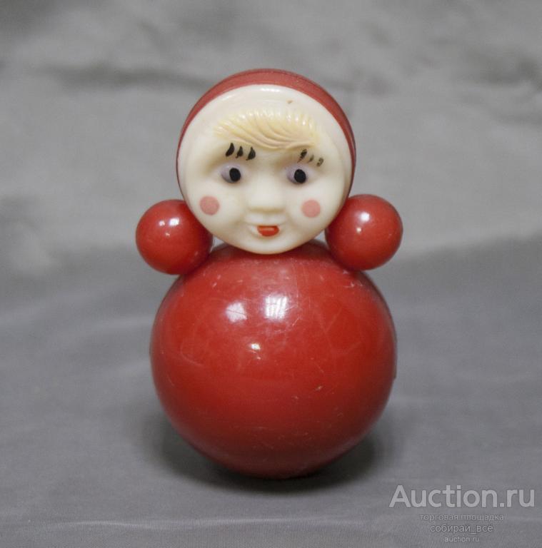 Игрушка Неваляшка, СССР, малая, высота 8,4 см (23)