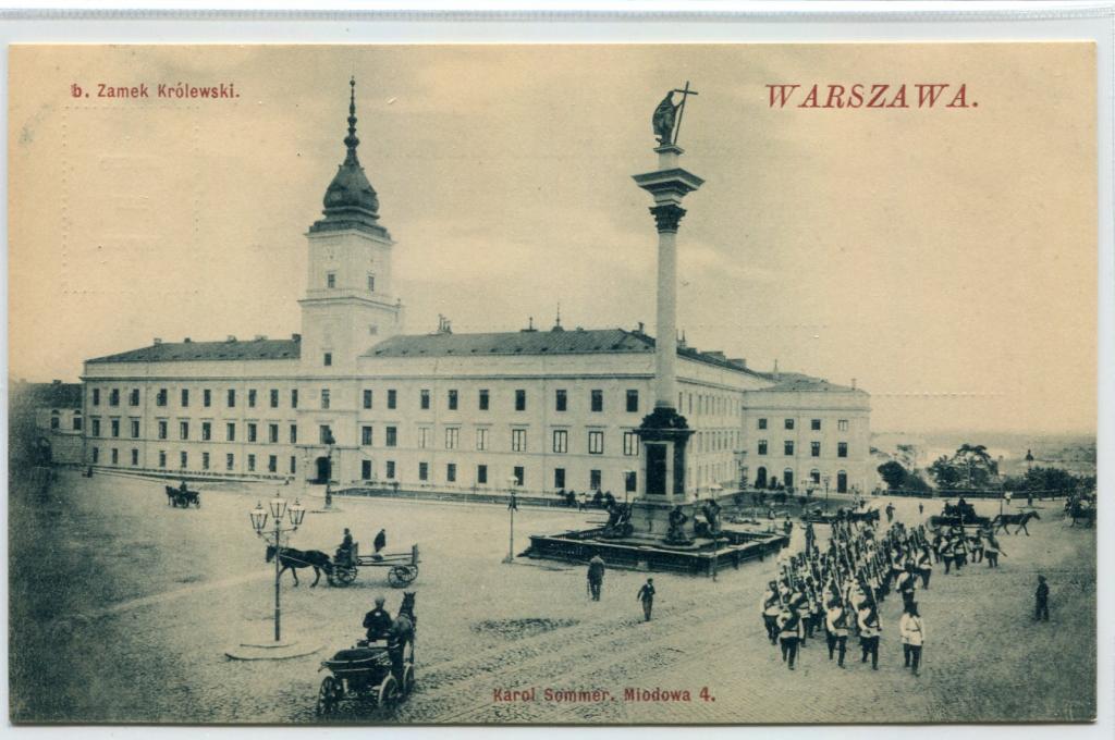 Царство Польское. Варшава. Warszawa. Zamek Królewski. Шерер и Набгольц до 1900 г. Польша