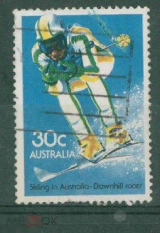 Австралия 1984 Mi# 878 Спорт Лыжи  а1