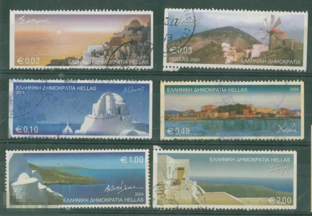 Греция 2004  Mi# 2263 и др.  Греческие острова x