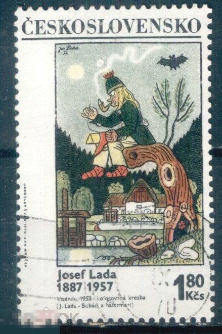 Чехословакия 1970 Mi# 1937  Картины Иозефа Лады