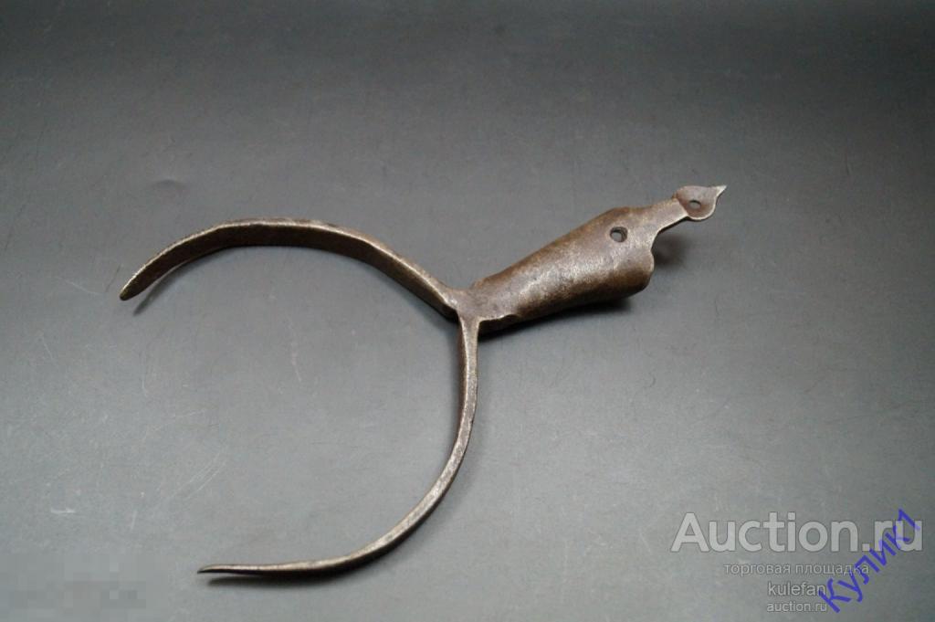 ▲▼▲Инструмент старинный, кованый * Ухват маленький (299)▲▼▲
