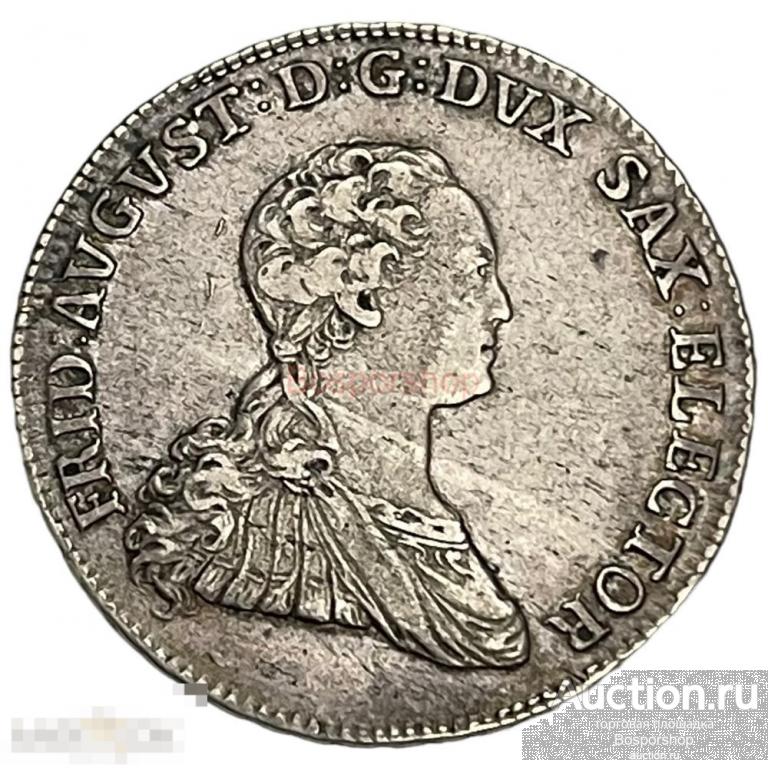 Германия, Саксония 2/3 талера 1768 г. (Фридрих Август III)