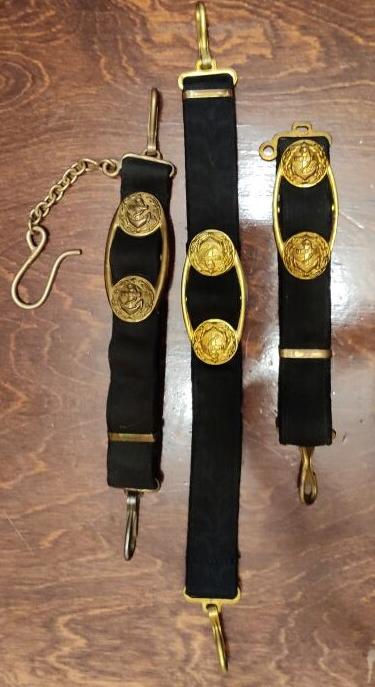 Подвесы для ремня для ношения кортика офицерами в ВМФ СССР