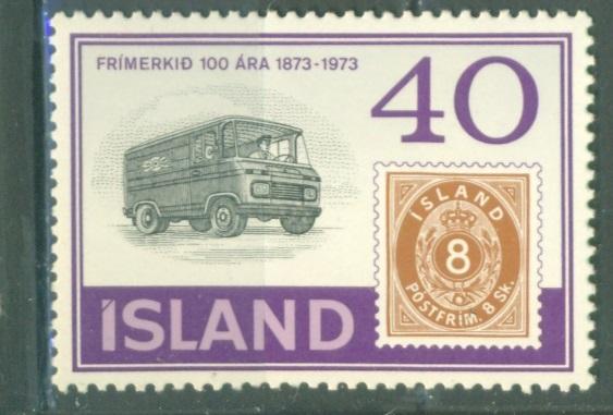 Исландия 1973 г. 100-летие Исландской марки негашеная**