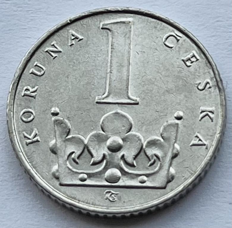 ЧЕХИЯ 1 КРОНА 1993 ГОД