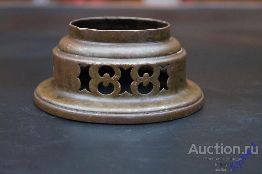 ▲▼▲Корона. Конфорка для самовара, старинная * Посадочное 60 мм.  (250)▲▼▲