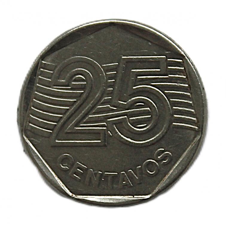 БРАЗИЛИЯ 25 сентаво 1995 (KM# 634)