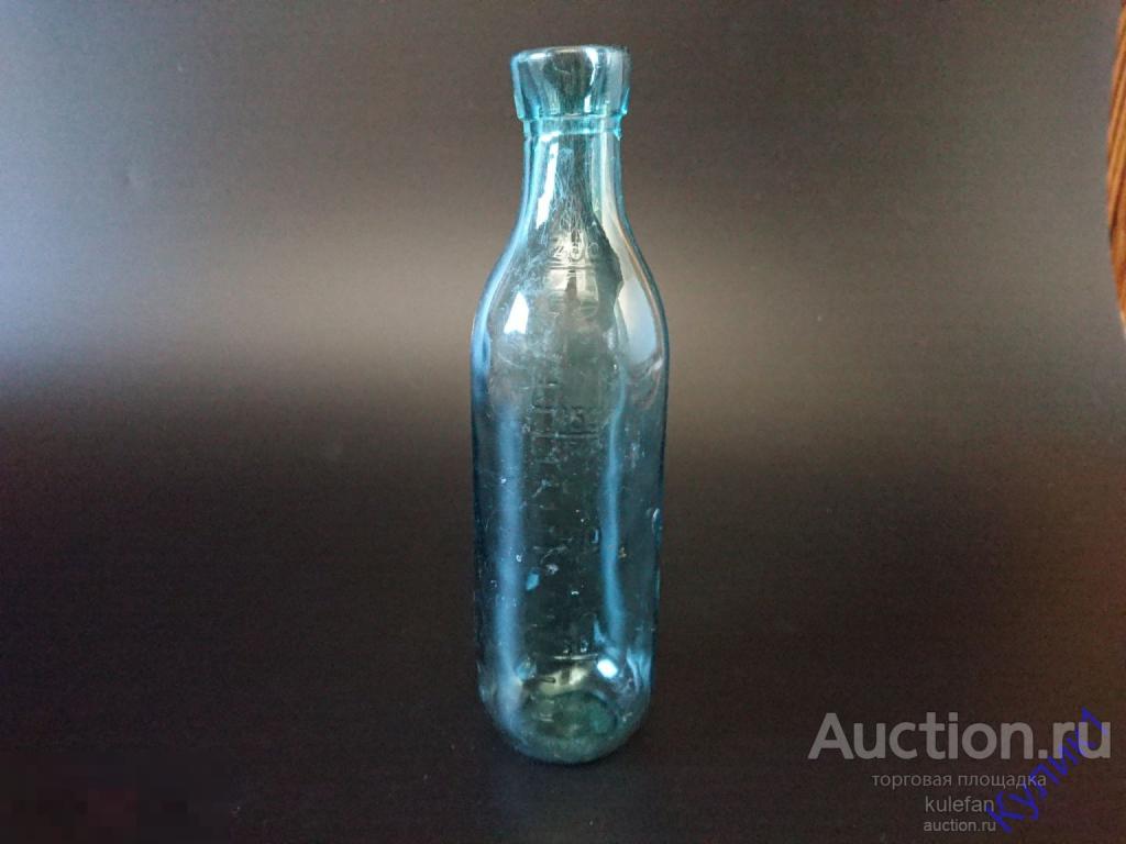 БУТЫЛОЧКА ДЕТСКАЯ, МОЛОЧНАЯ, МЕРНАЯ. СССР "З-Д ЛУНАЧАРСКОГО" 200 гр.    (180)
