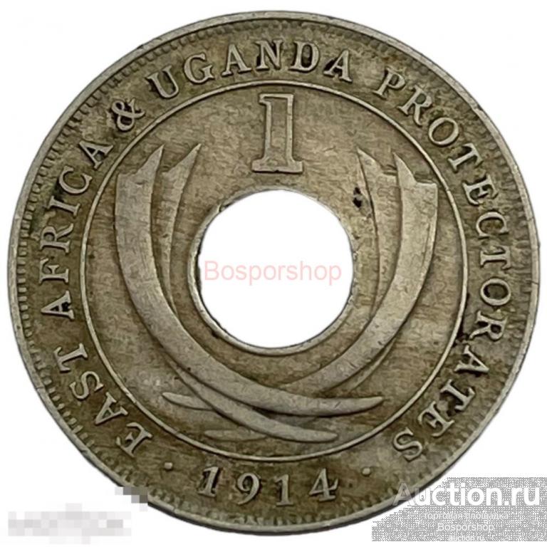 Восточная Африка 1 цент 1914 г.