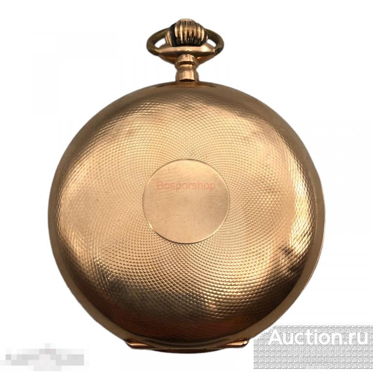 Золотые карманные часы фирмы Henry Watch, Spiral Breguet, 1899 г., Швейцария, Россия