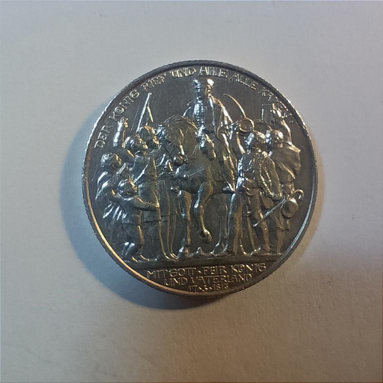 2 марки 1913, Толпа , Король позвал , серебро , редкая. Шикарный сохран.