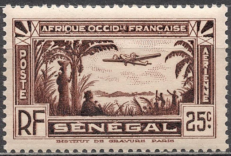 ❤1935 Сенегал Французский Yvert 1 MNH OG