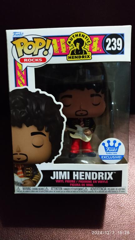 Коллекционная фигурка Funco Pop Rocks: Jimi Hendrix #239 Exclusive