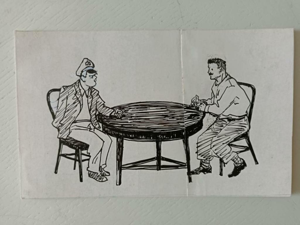 Зусман Л.П. (1906-1984) Разговор за столом