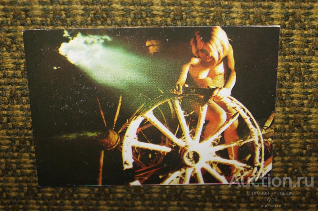 карманный календарик 1991 Международное биеннале фотографии девушка ню эротика