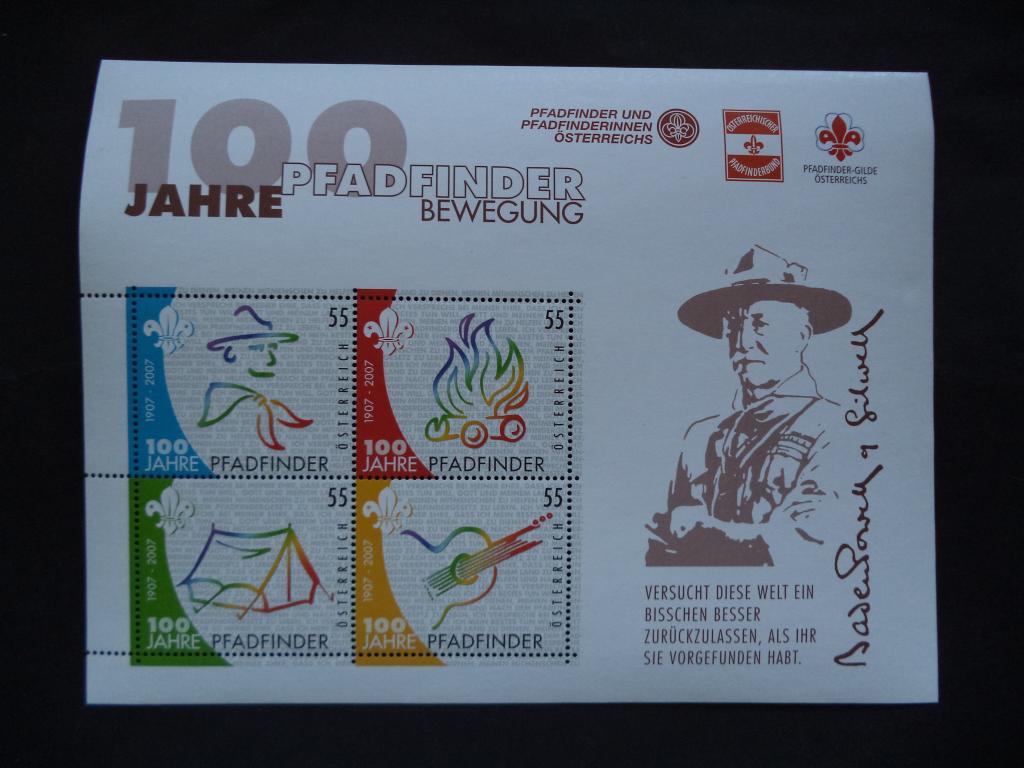 Австрия 2007 г.  Скауты **   к.2