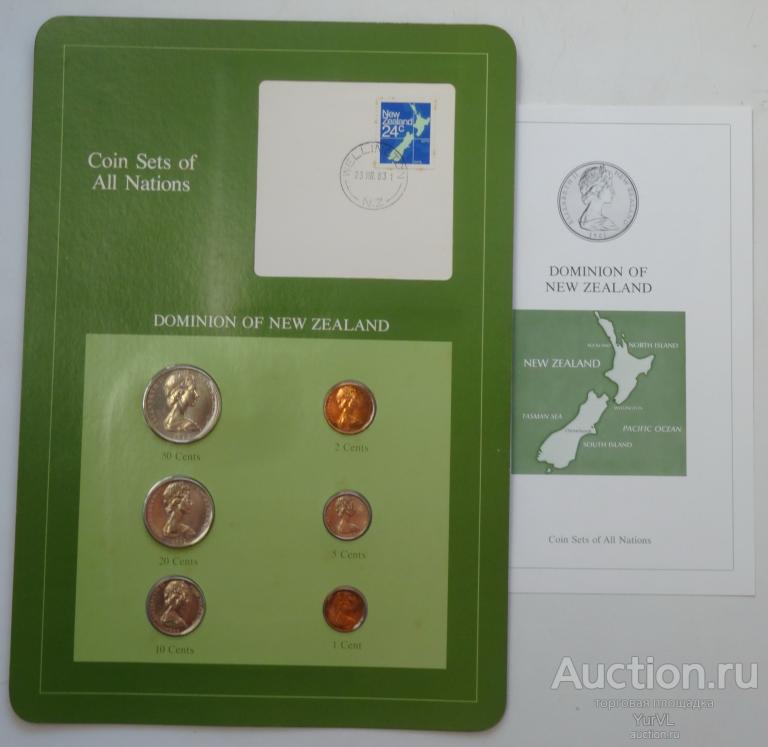 Новая Зеландия набор монет из серии Coin Sets of All Nations.