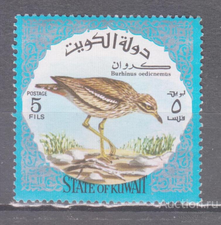 Кувейт 1973 авдотка Mi581 MNH