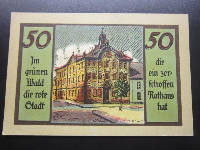 ГЕРМАНИЯ НОТГЕЛЬД    50    ПФЕННИГОВ        SUHL