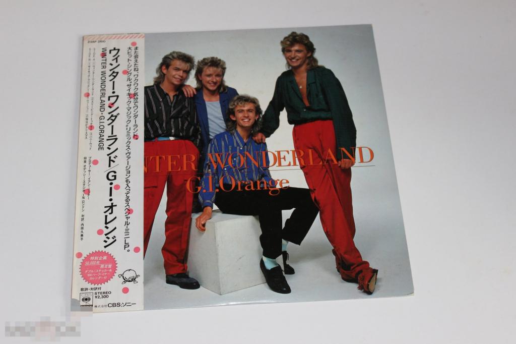 G.I. Orange ‎– Winter Wonderland  (Japan) LP, INS, OBI, LP EX+ / EX+