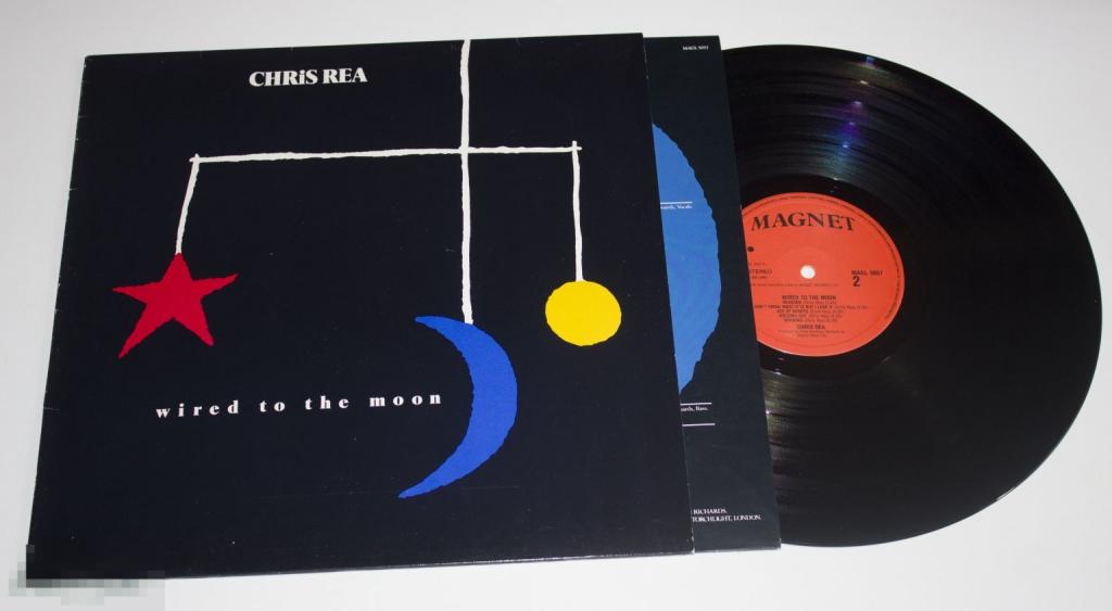 Chris Rea - Wired To The Moon 1984 Holland Press / insert  LP NM