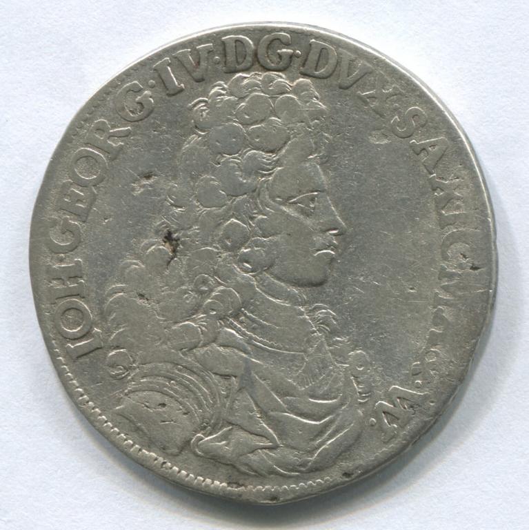 ГЕРМАНИЯ/САКСОНИЯ ГУЛЬДЕН(2/3 ТАЛЕРА)  1693 VF