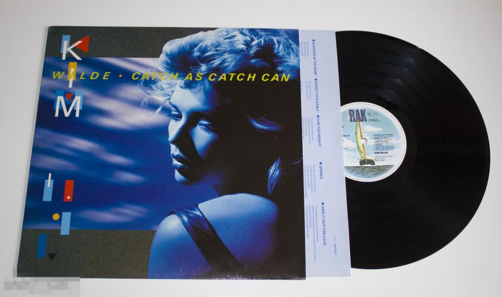 Kim Wilde - Catch As Catch Can  / 1983 Holland / insert  /  LP EX+ / EX+