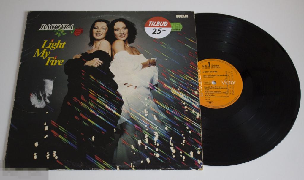 Baccara - Light My Fire / 1978 / Germany  LP