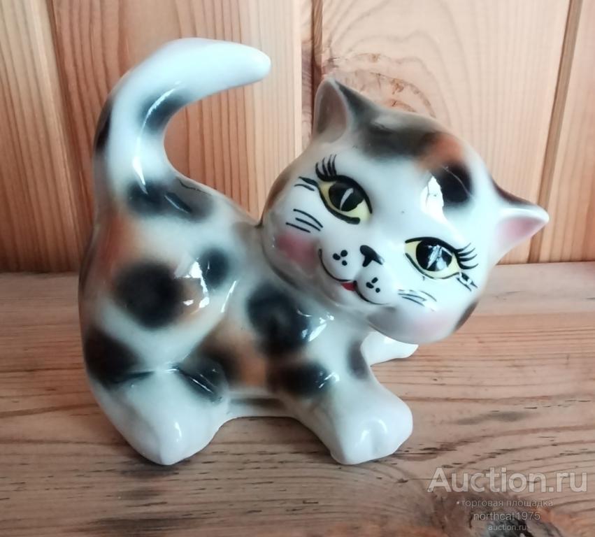 Кот. Кошка. Коты. Производство - Украина. Глазурованная керамика.